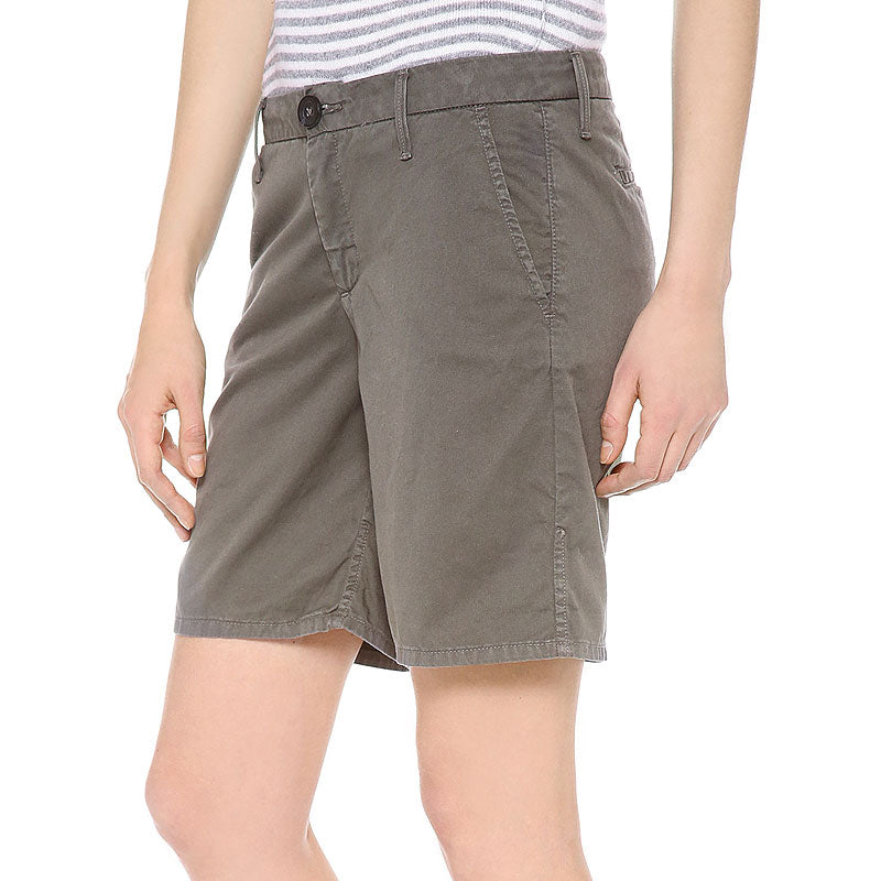 JOIE : COTTON TWILL SHORTS, ARMY