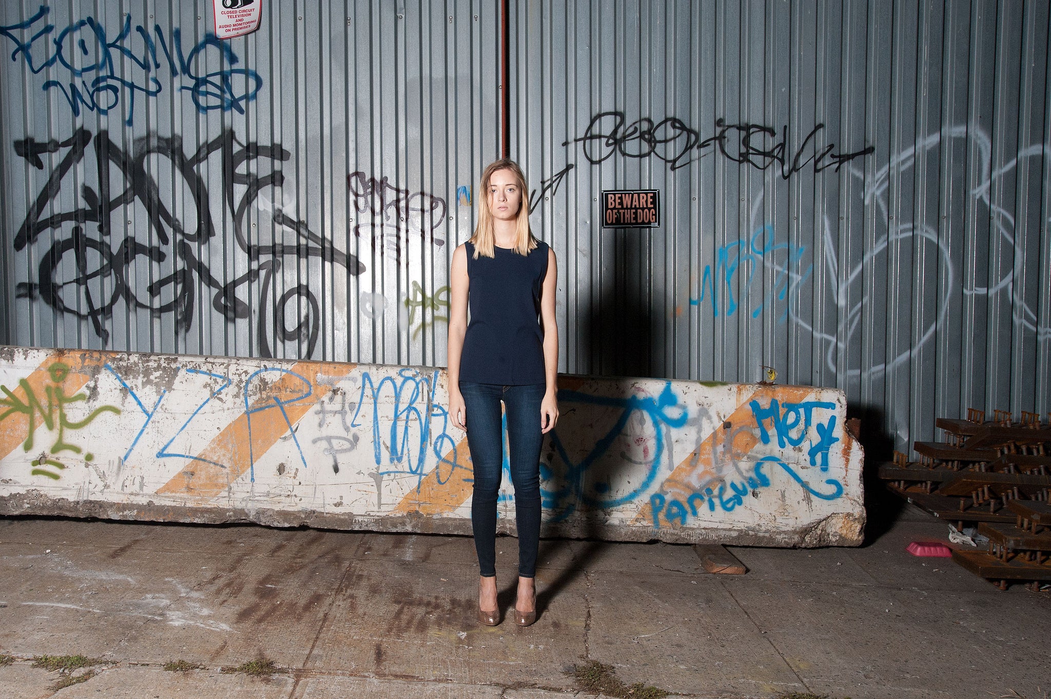JOIE : DENIM PANTS, NAVY BLUE