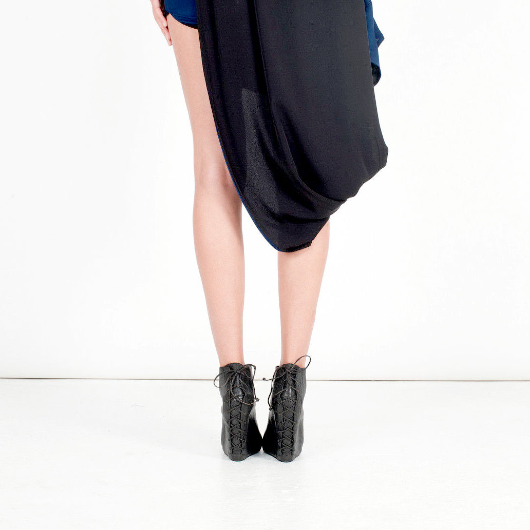 K304 leather boots; black