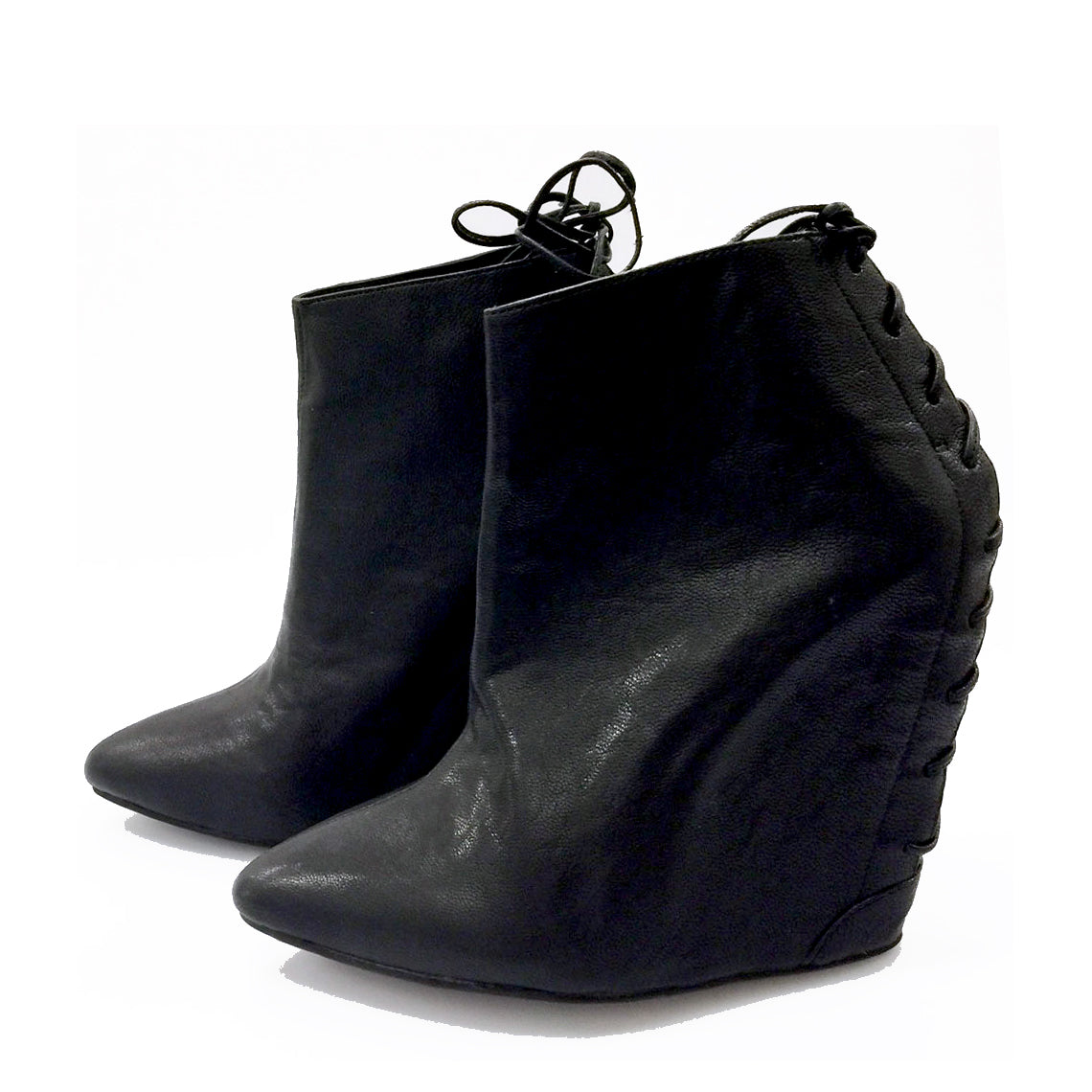 K304 leather boots; black