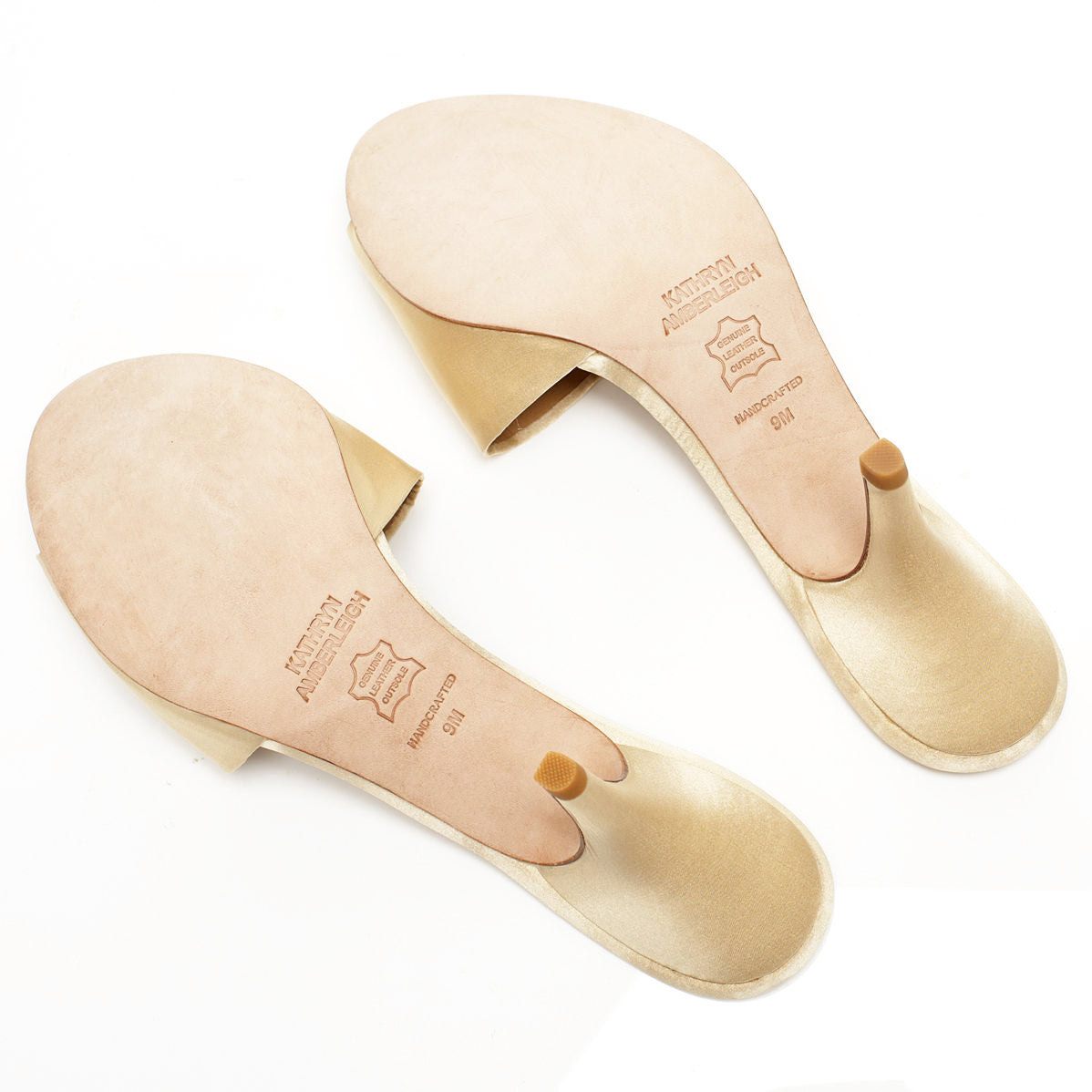 K654 silk slides; custard